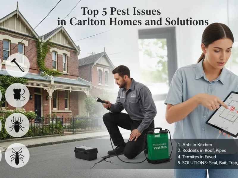Top 5 Pest Issues In Carlton Homes And Solutions